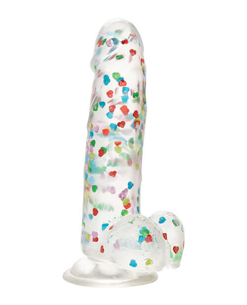 California Exotic Novelties Naughty Bits I Love Dick Heart Filled Dong at $26.99