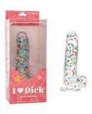 California Exotic Novelties Naughty Bits I Love Dick Heart Filled Dong at $26.99