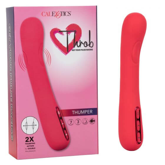 California Exotic Novelties Throb Thumper Pink Vibrator at $89.99