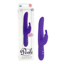 Posh 10 Function Silicone Bounding Bunny Purple Vibrator - Luxurious Dual Motor Stimulator