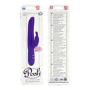 Posh 10 Function Silicone Bounding Bunny Purple Vibrator - Luxurious Dual Motor Stimulator