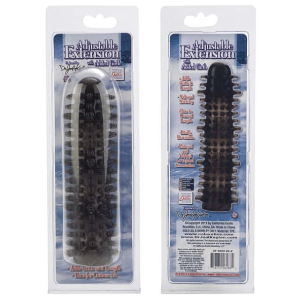 California Exotic Novelties DR JOEL ADJUSTABLE EXTENSION SMOKE at $10.99