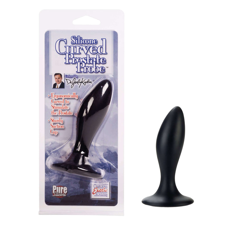 California Exotic Novelties Dr. Joel Kaplan Silicone Prostate Probe Curved at $13.99