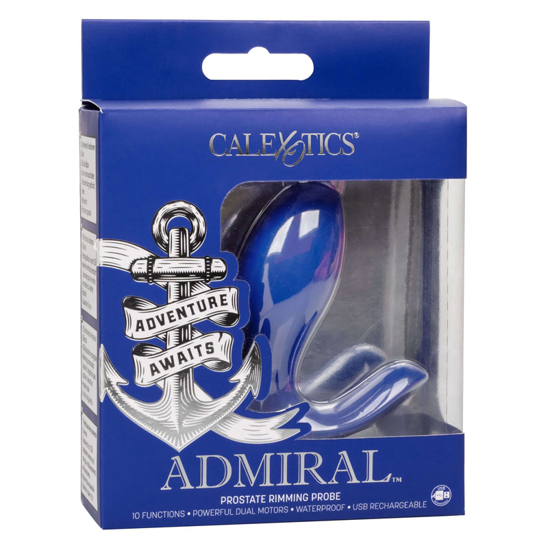 Admiral Prostate Rimming Probe - 10 Function Rechargeable Anal Stimulator in original packaging