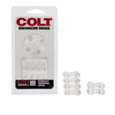 California Exotic Novelties COLT Gear Enhancer Rings Clear at $7.99
