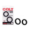 California Exotic Novelties COLT Silicone Super Rings Black at $14.99