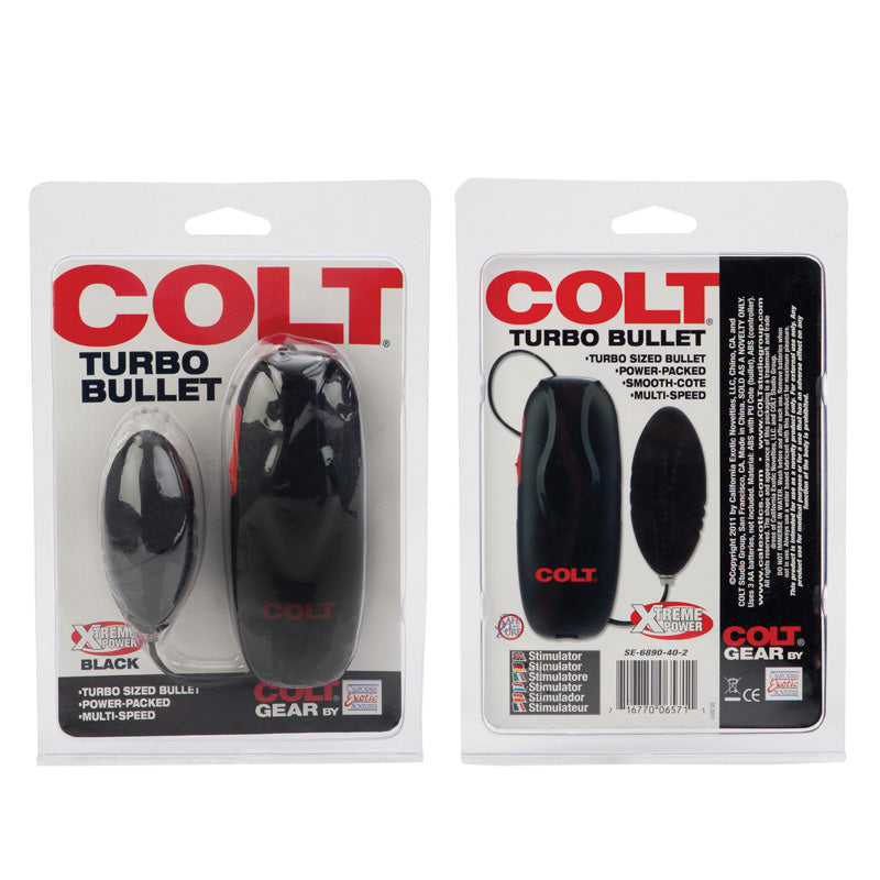 California Exotic Novelties COLT Turbo Bullet Vibrator Black at $14.99
