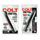 COLT Metal 7.5" Waterproof Silver Vibrator – Multi-Speed