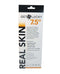 Packaging of Shibari Get Lucky 7.5 inches Real Skin Light Brown Dildo with product features and specifications.