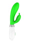 SHOTS AMERICA Luminous Alexios Ultra Soft Silicone 10 Speeds Green Vibrator at $29.99