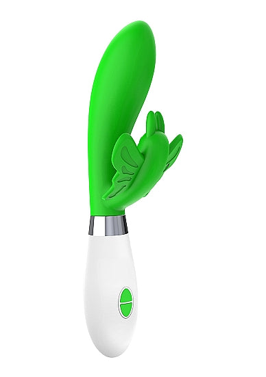 SHOTS AMERICA Luminous Alexios Ultra Soft Silicone 10 Speeds Green Vibrator at $29.99