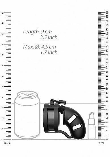 SHOTS AMERICA Mancage Model 18 Chastity 3.5 inches Silicone Ballsplitter at $54.99