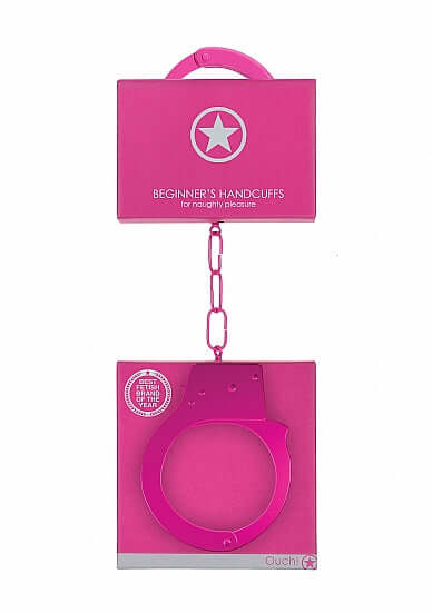 SHOTS AMERICA Ouch Beginners Handcuffs Pink at $7.99