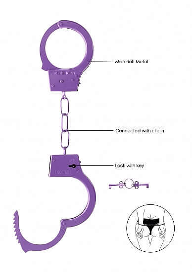 SHOTS AMERICA Ouch Beginners Handcuffs Purple at $7.99