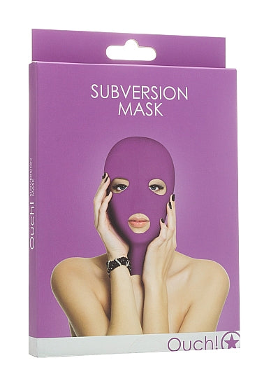 SHOTS AMERICA Ouch Subversion Mask Purple at $14.99