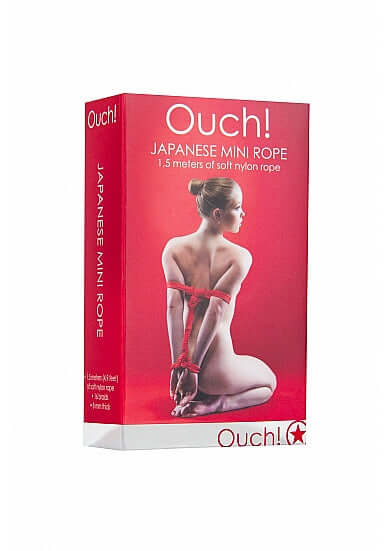 Ouch Japanese Mini Rope 1.5 meter Red