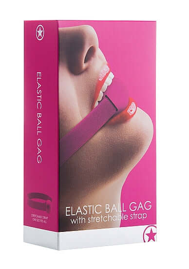 SHOTS AMERICA Ouch Elastic Ball Gag Pink at $11.99