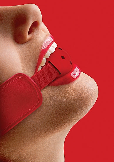 SHOTS AMERICA Ouch Brace Ball Gag Red at $11.99