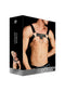 SHOTS AMERICA Ouch! Costas Solid Structure 2 Black Harness at $34.99