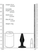 SHOTS AMERICA Ouch Interchangeable Butt Plug Set Pointed Medium Black at $22.99