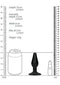 SHOTS AMERICA Ouch Interchangeable Butt Plug Set Pointed Medium Black at $22.99