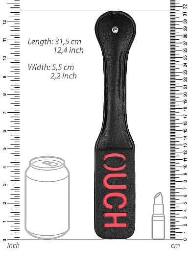 SHOTS AMERICA Ouch! Paddle Ouch Black at $9.99
