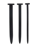 SHOTS AMERICA Ouch Silicone Screw Plug Set Urethral Sounding Black at $23.99