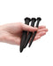 SHOTS AMERICA Ouch Silicone Rugged Nail Plug Set Urethral Sounding Black at $21.99
