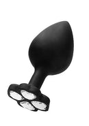 SHOTS AMERICA Large Lucky Diamond Butt Plug Black at $14.99