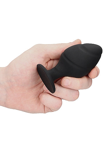 SHOTS AMERICA Silicone Swirled Butt Plug Set Black at $22.99