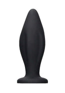 SHOTS AMERICA Edgy Silicone Butt Plug Black at $11.99