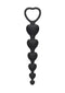 SHOTS AMERICA Silicone Anal Heart Beads Black at $11.99