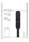 SHOTS AMERICA VELVET & VELCRO WRIST CUFFS ADJUSTABLE BLACK at $20.89