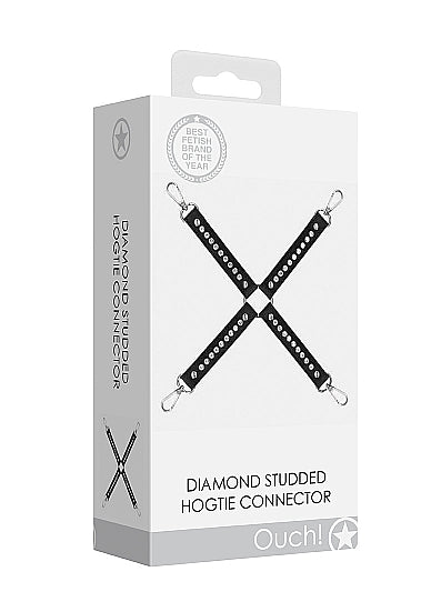 SHOTS AMERICA Diamond Studded Hogtie Connector Black at $24.99