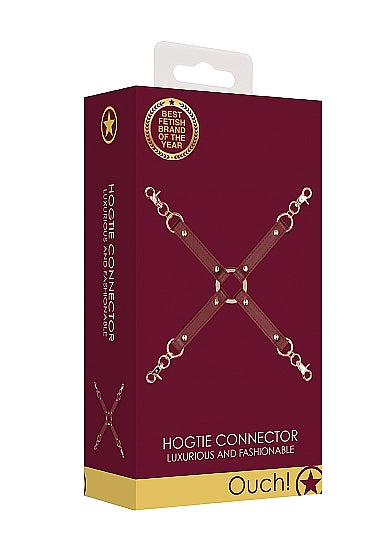 SHOTS AMERICA Ouch Halo Hogtie Connector Burgundy at $32.99