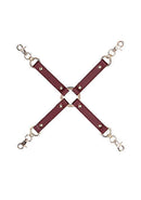 SHOTS AMERICA Ouch Halo Hogtie Connector Burgundy at $32.99