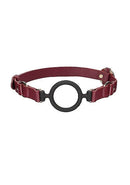 SHOTS AMERICA Ouch Halo Silicone Ring Gag Burgundy at $23.99