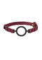 SHOTS AMERICA Ouch Halo Silicone Ring Gag Burgundy at $23.99