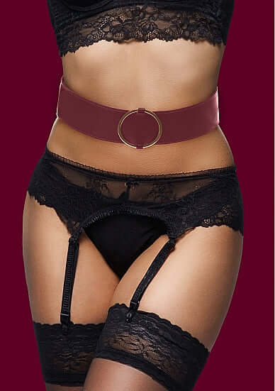 SHOTS AMERICA Ouch Halo Waist Belt L/XL Burgundy at $27.99