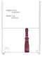 OUCH HALO BELT FLOGGER BURGUNDY-2