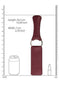 SHOTS AMERICA Ouch! Halo Paddle Burgundy at $21.99
