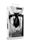 SHOTS AMERICA Ouch! Black and White line Satin Bondage Tie Black at $7.99