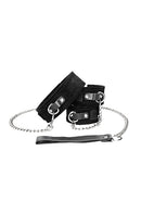 SHOTS AMERICA Ouch! Velcro Collar with Leash and Handcuffs with Adjustable Straps at $29.99