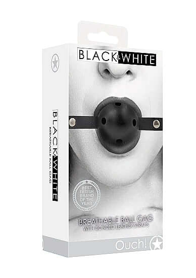 Ouch! Breathable Ball Gag Black