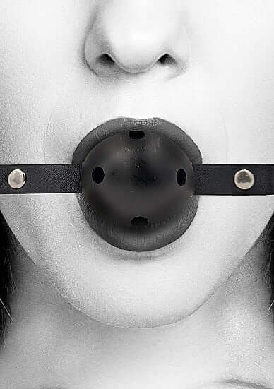 Ouch! Breathable Ball Gag Black