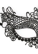 SHOTS AMERICA Ouch! Black and White Bondage line Lace Eye Mask Queen at $7.99
