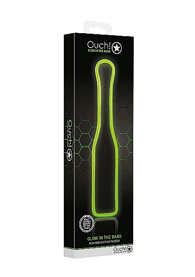 Ouch! Glow-in-the-Dark Paddle: Elevate Your Bondage Experience with Phthalate-Free, Splashproof Design