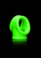 Ouch! Glow Cock Ring and Ball Strap Glow In The Dark