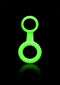 Ouch! Glow in the Dark Cock Ring and Ball Strap by Shots Toys