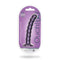OUCH! BEADED SILICONE G-SPOT DILDO 6.5 IN METALLIC PURPLE-0